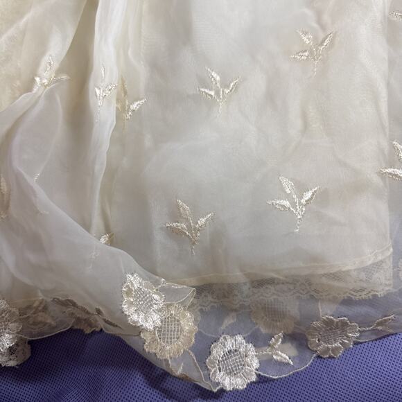 Vtg Phyllis Baby Wear Baptism Christening Gown Set 4 Piece ii - Picture 3 of 16